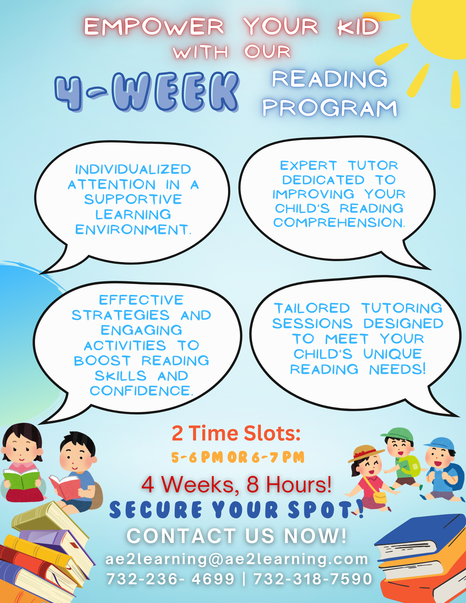 4 weeks to read program at AE2